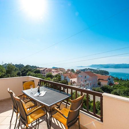 Ferienwohnung Penthouse With Panoramic View Cavtat Exterior foto