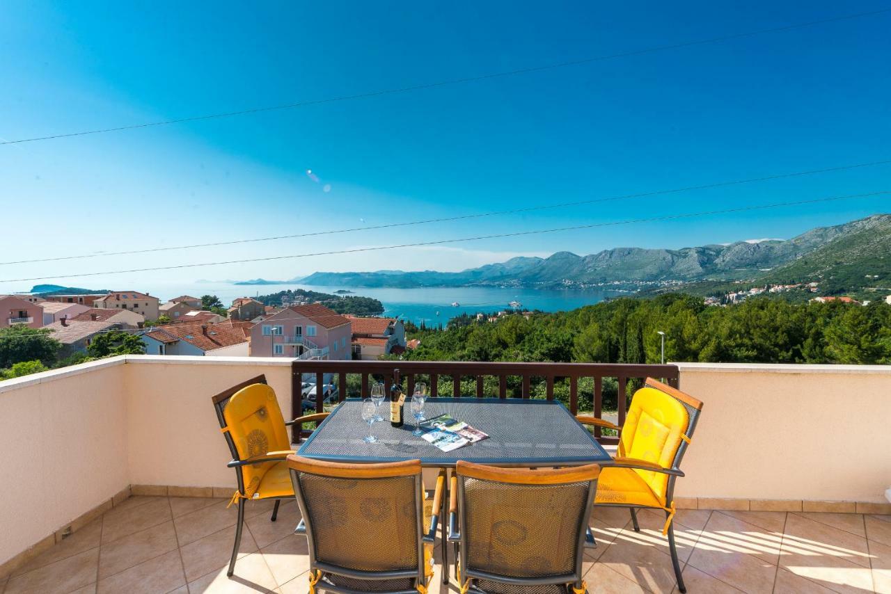Ferienwohnung Penthouse With Panoramic View Cavtat Exterior foto